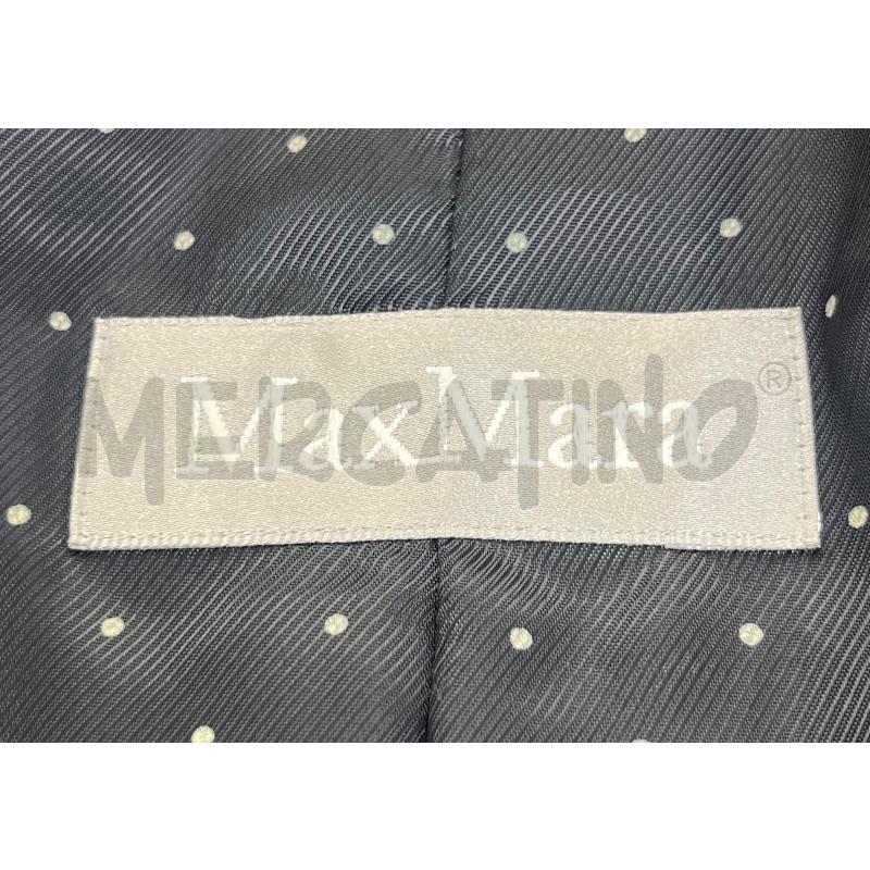 GIACCA DONNA MAXMARA NERA PROFILI BIANCHI  | Mercatino dell'Usato Roma torrevecchia 4