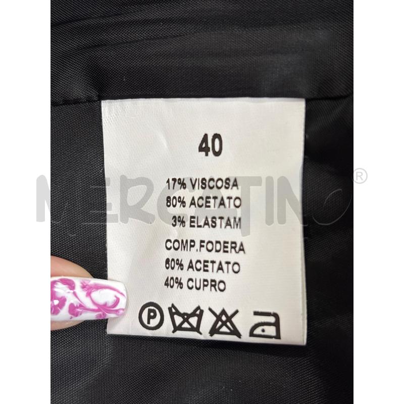 GIACCA D CARLA GI NERO 1 BOTTONE | Mercatino dell'Usato Roma torrevecchia 5