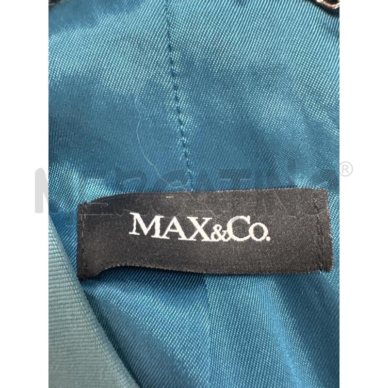 GIACCA D MAX&CO CELESTE  CHIUSURA CLIP CROP  | Mercatino dell'Usato Roma torrevecchia 4