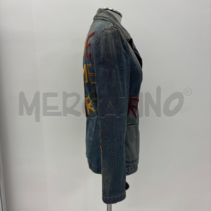 GIACCA D MISS SIXTY DENIM SCRITTA VELLUTO | Mercatino dell'Usato Roma torrevecchia 2