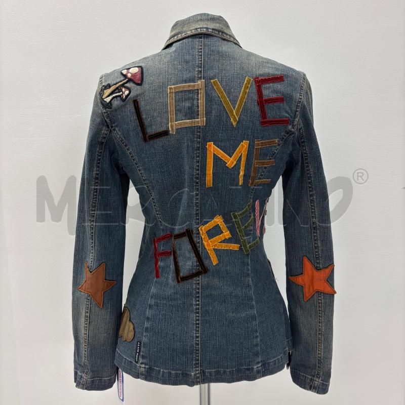 GIACCA D MISS SIXTY DENIM SCRITTA VELLUTO | Mercatino dell'Usato Roma torrevecchia 3
