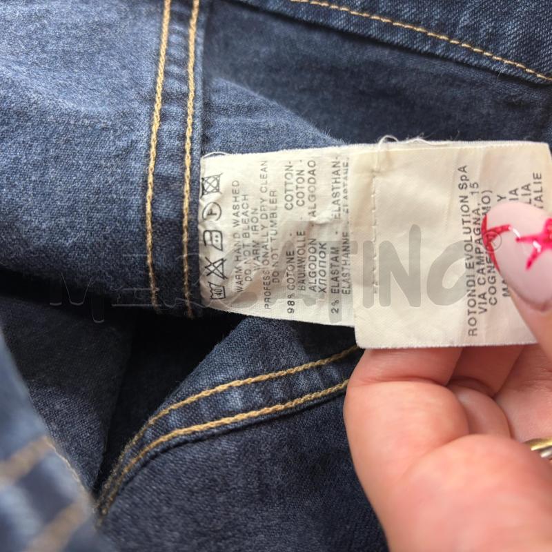 GIACCA D TRUSSARDI JEANS CUCITURE GIALLE  | Mercatino dell'Usato Roma torrevecchia 5