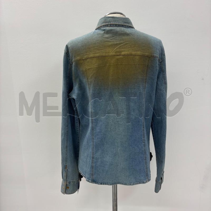 GIACCA D UNGARO FEVER DENIM SFUMATURA DORATA | Mercatino dell'Usato Roma torrevecchia 3