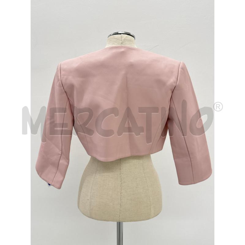 GIACCA LIUJO CORTA ROSA ECOPELLE | Mercatino dell'Usato Roma torrevecchia 3