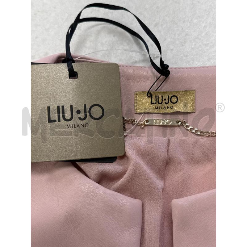 GIACCA LIUJO CORTA ROSA ECOPELLE | Mercatino dell'Usato Roma torrevecchia 4