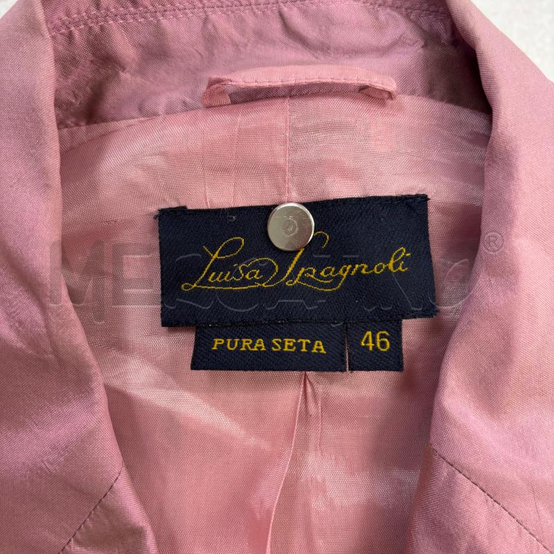 GIACCA LUISA SPAGNOLI SETA ROSA ANTICO  | Mercatino dell'Usato Roma torrevecchia 4