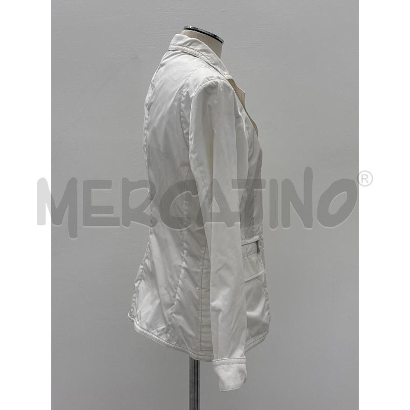 GIACCA MONCLER BIANCA PROFILI JEANS  | Mercatino dell'Usato Roma torrevecchia 2