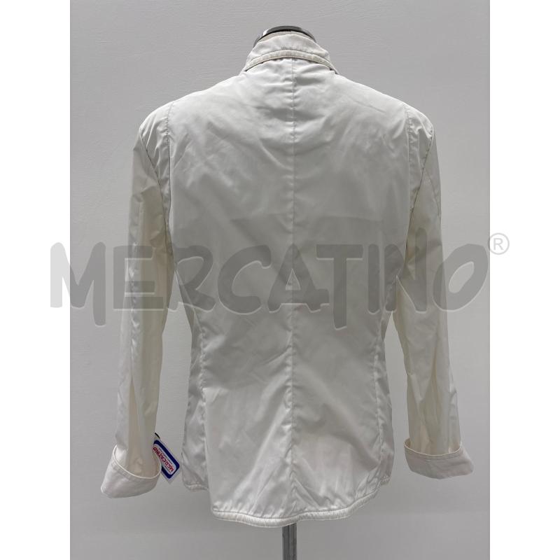 GIACCA MONCLER BIANCA PROFILI JEANS  | Mercatino dell'Usato Roma torrevecchia 3