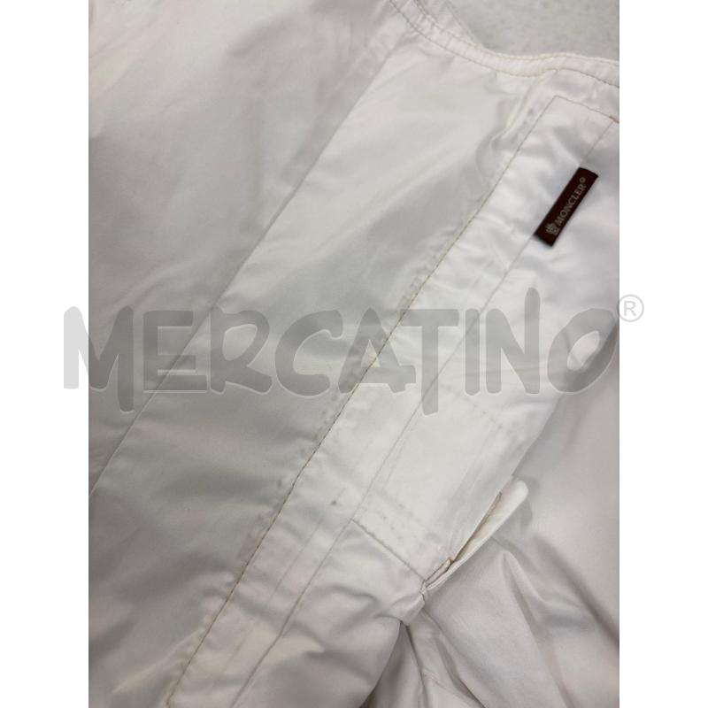GIACCA MONCLER BIANCA PROFILI JEANS  | Mercatino dell'Usato Roma torrevecchia 5