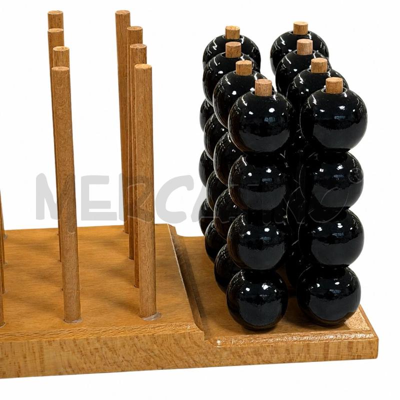 GIOCO DEL SOGO LEGNO LACCATO NERO E ROSSO | Mercatino dell'Usato Roma torrevecchia 3