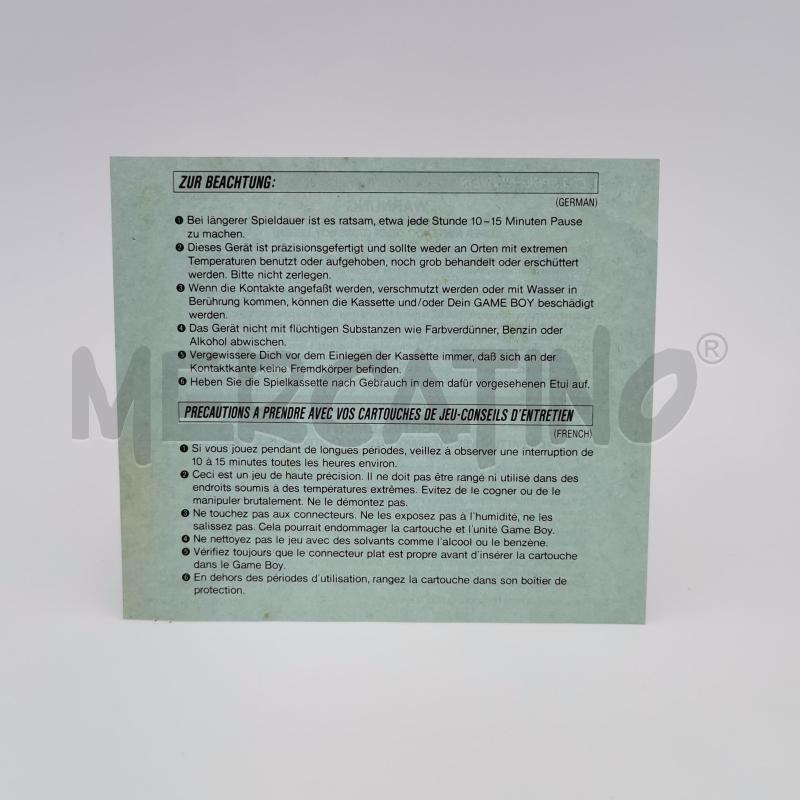GIOCO GAMEBOY SUPER MARIO LAND CON LIBRETTO E SCATOLA | Mercatino dell'Usato Roma torrevecchia 4