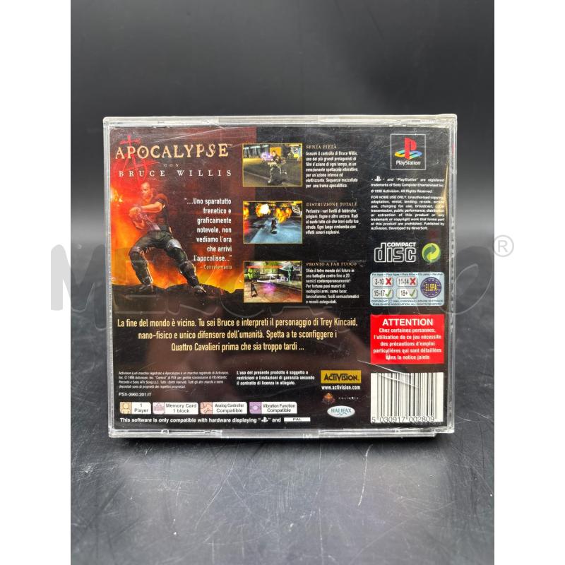 GIOCO PS1 APOCALYPSE | Mercatino dell'Usato Roma torrevecchia 2