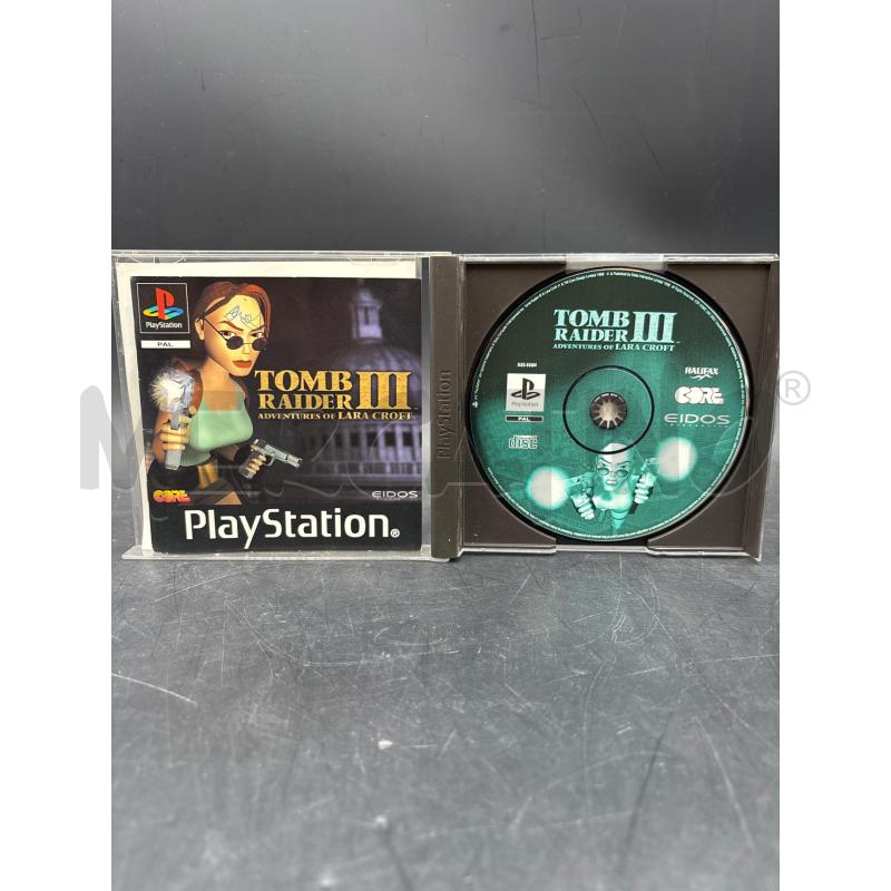 GIOCO PS1 TOMB RIDER 3  | Mercatino dell'Usato Roma torrevecchia 3