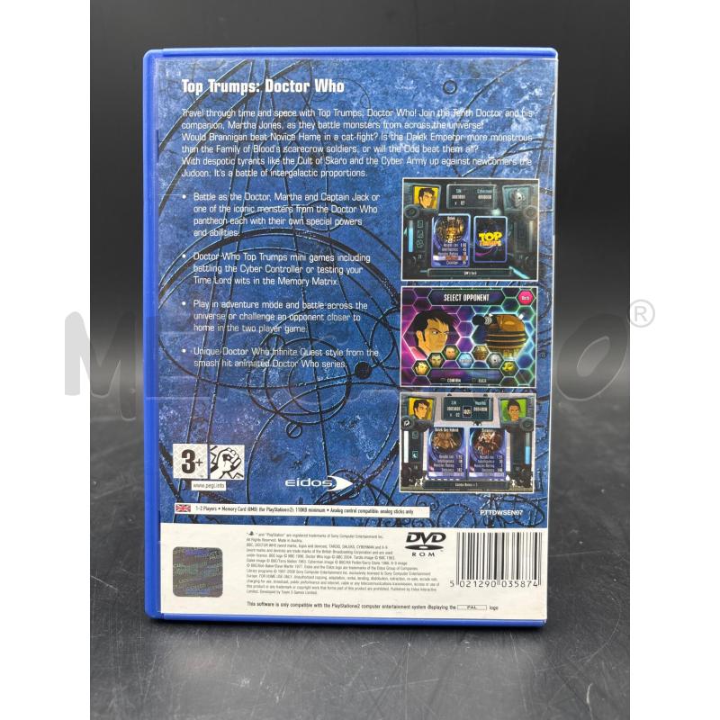 GIOCO PS2 TOP TRUMPS: DOCTOR WHO | Mercatino dell'Usato Roma torrevecchia 2