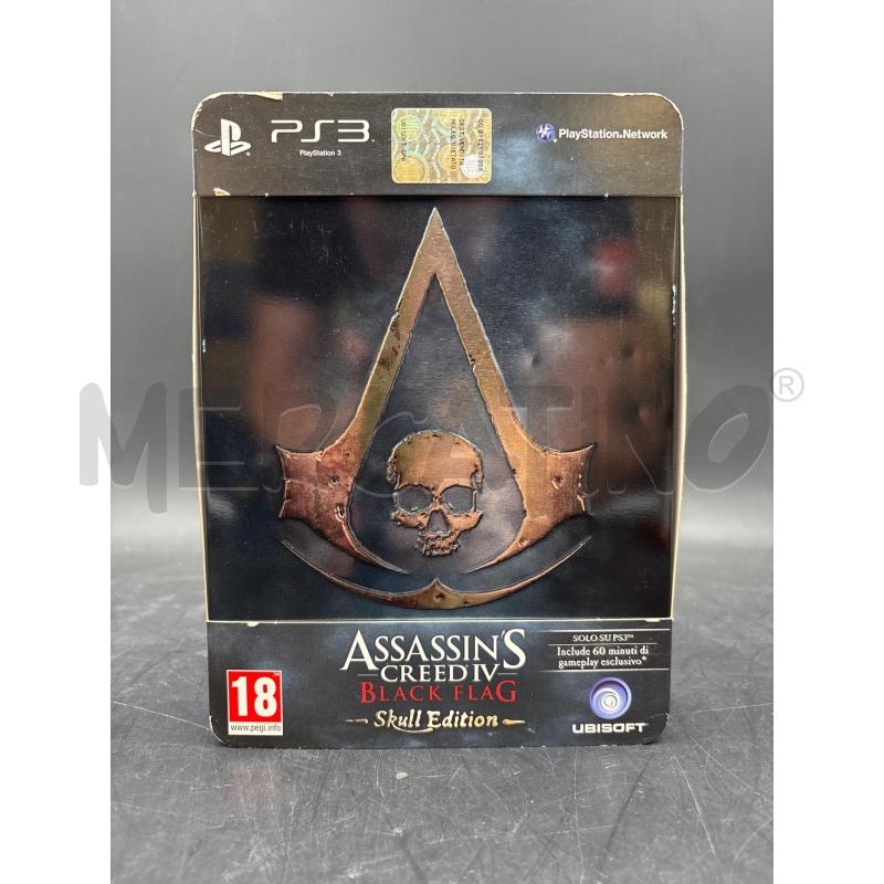 GIOCO PS3 ASSASSINS CREED BLACK FLAG SKULL EDITION | Mercatino dell'Usato Roma torrevecchia 1