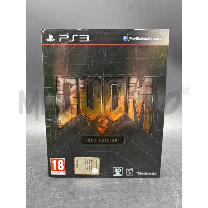 GIOCO PS3 DOOM 3 BFG EDITION | Mercatino dell'Usato Roma torrevecchia 1