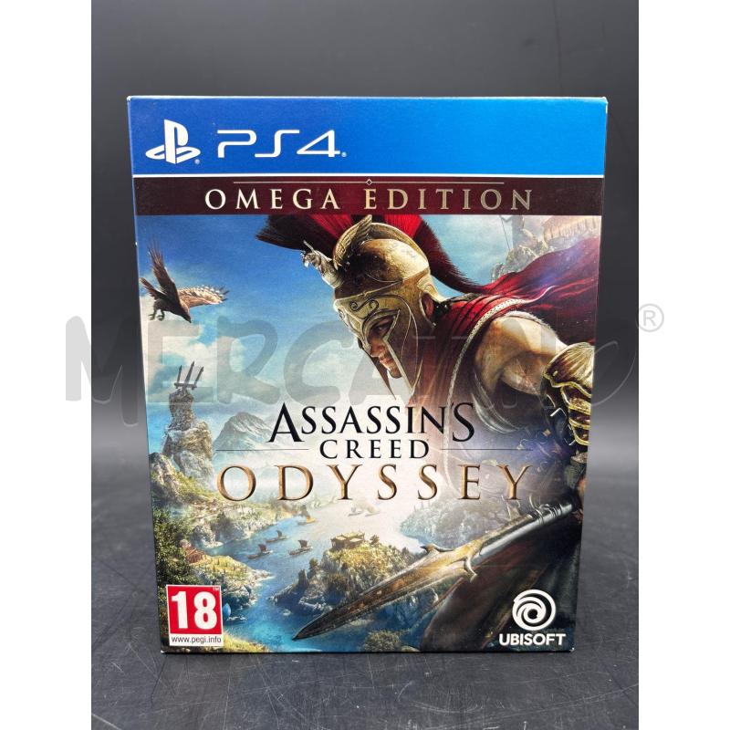 GIOCO PS4 ASSASSINS CREDD ODYSSEY OMEGA EDITION | Mercatino dell'Usato Roma torrevecchia 1