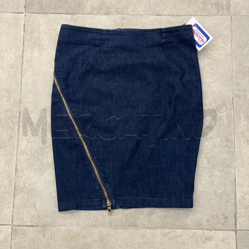 GONNA ARMANI JEANS SCURA ZIP DORATA | Mercatino dell'Usato Roma torrevecchia 1