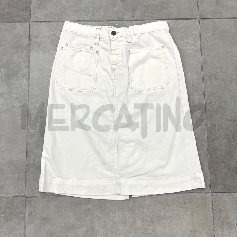 GONNA LACOSTE JEANS BIANCA  | Mercatino dell'Usato Roma torrevecchia 1