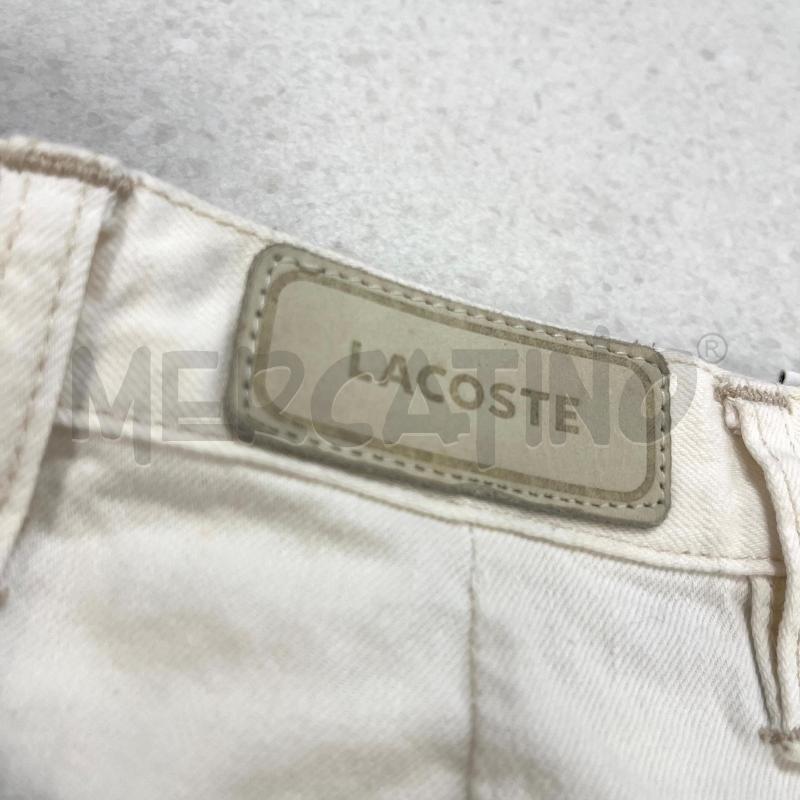 GONNA LACOSTE JEANS BIANCA  | Mercatino dell'Usato Roma torrevecchia 3