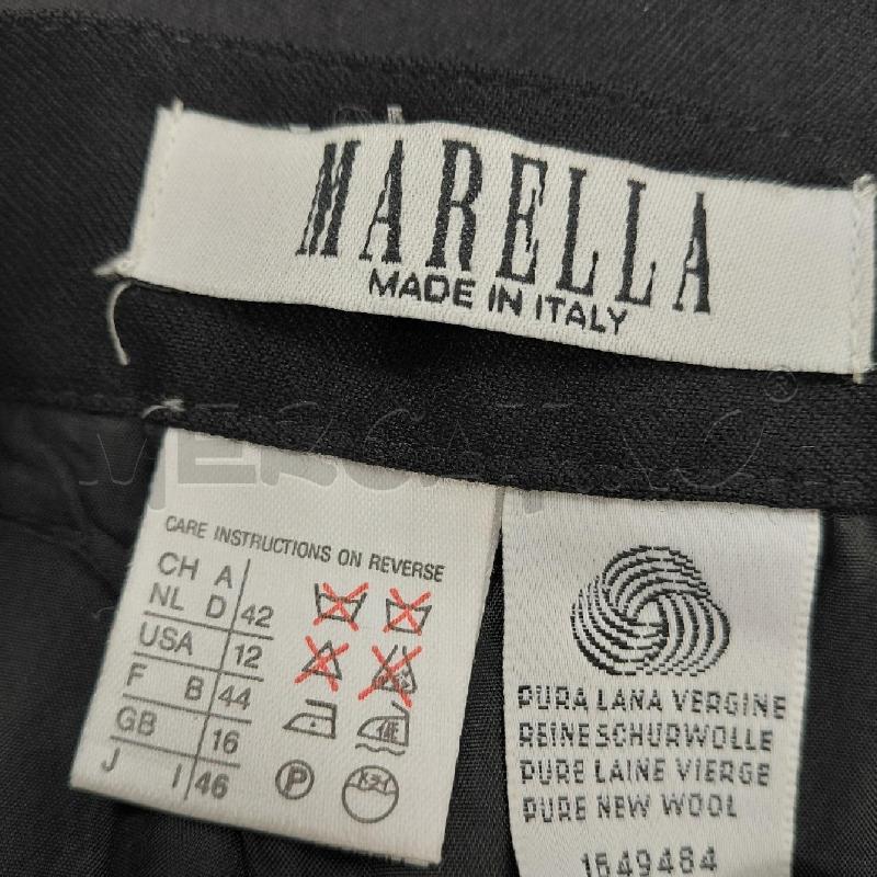 GONNA MARELLA NERA LANA ELEGANTE | Mercatino dell'Usato Roma torrevecchia 4