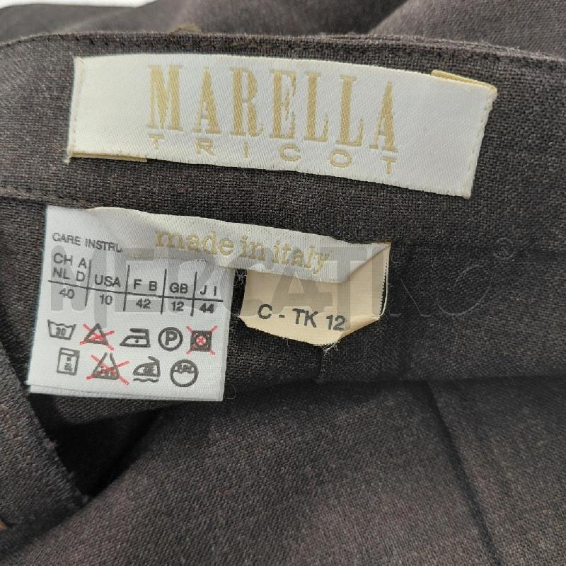 GONNA MARELLA TRICOT MARRONE  | Mercatino dell'Usato Roma torrevecchia 4