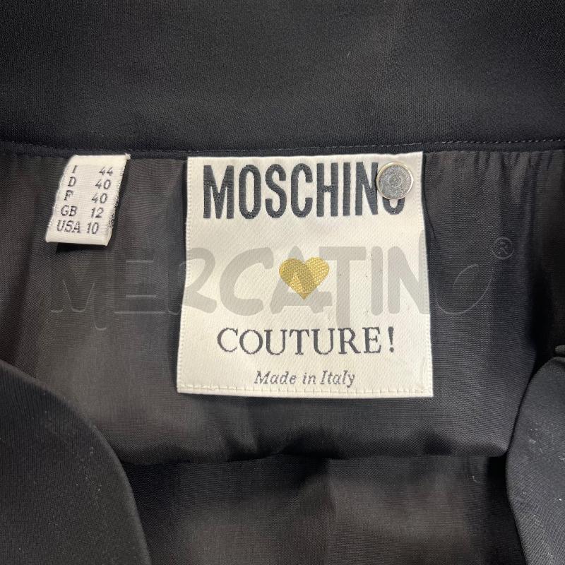 GONNA MOSCHINO COUTURE NERA  | Mercatino dell'Usato Roma torrevecchia 3