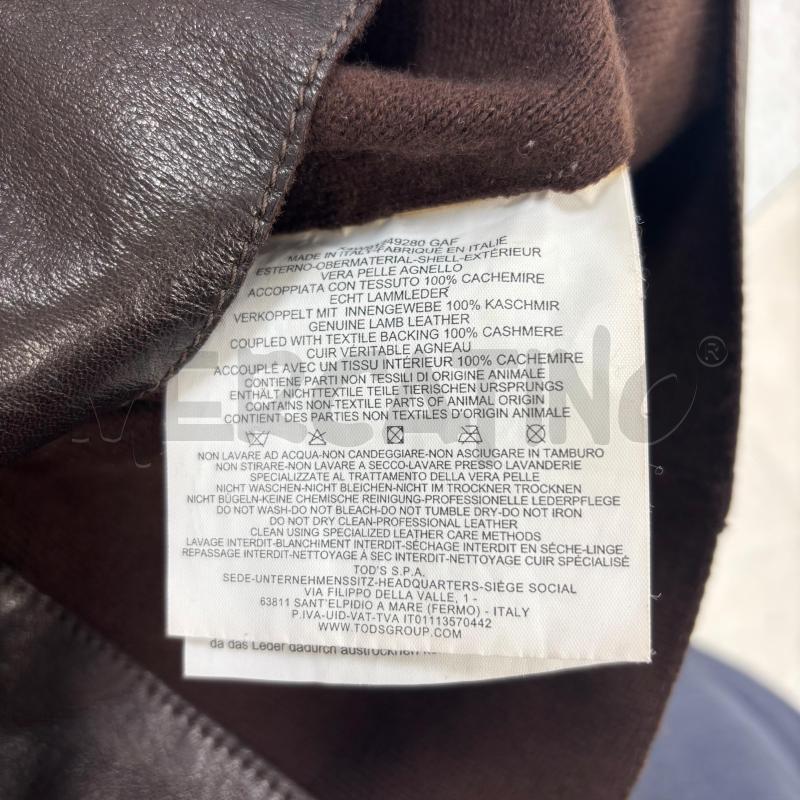 GONNA TODS MARRONE PELLE INT CACHEMIRE | Mercatino dell'Usato Roma torrevecchia 4