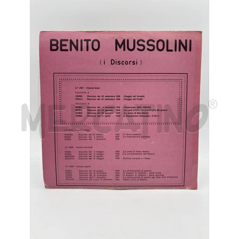 I DISCORSI BENITO MUSSOLINI 3 | Mercatino dell'Usato Roma torrevecchia 2