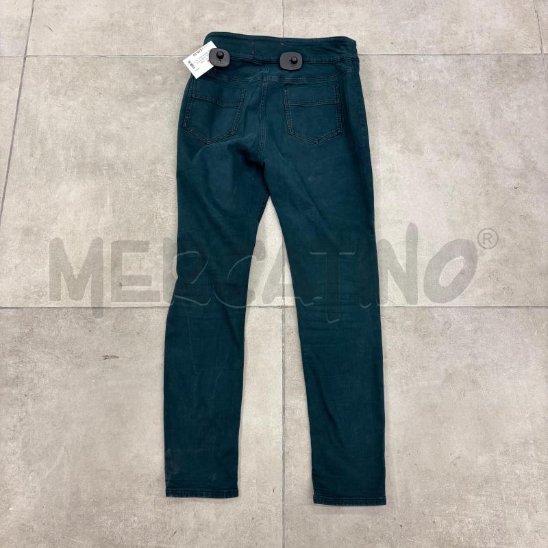 JEANS D ELISABETTA FRANCHI VERDE LOGO VITA | Mercatino dell'Usato Roma torrevecchia 2