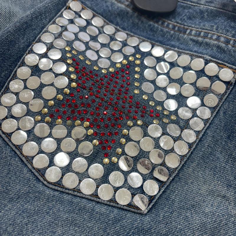 JEANS RICHMOND TASCHE DIETRO PAILLETTES | Mercatino dell'Usato Roma torrevecchia 4