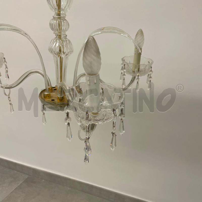 LAMPADARIO 3L VETRO MODERNO | Mercatino dell'Usato Roma torrevecchia 2