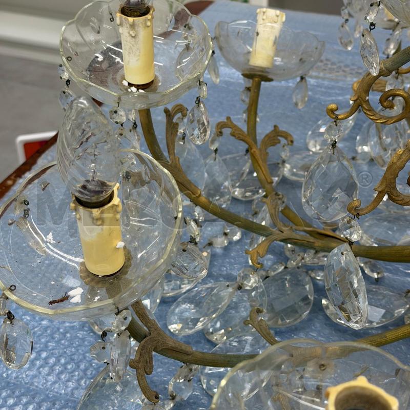 LAMPADARIO BRONZO GRANDE 18 LUCI | Mercatino dell'Usato Roma torrevecchia 5