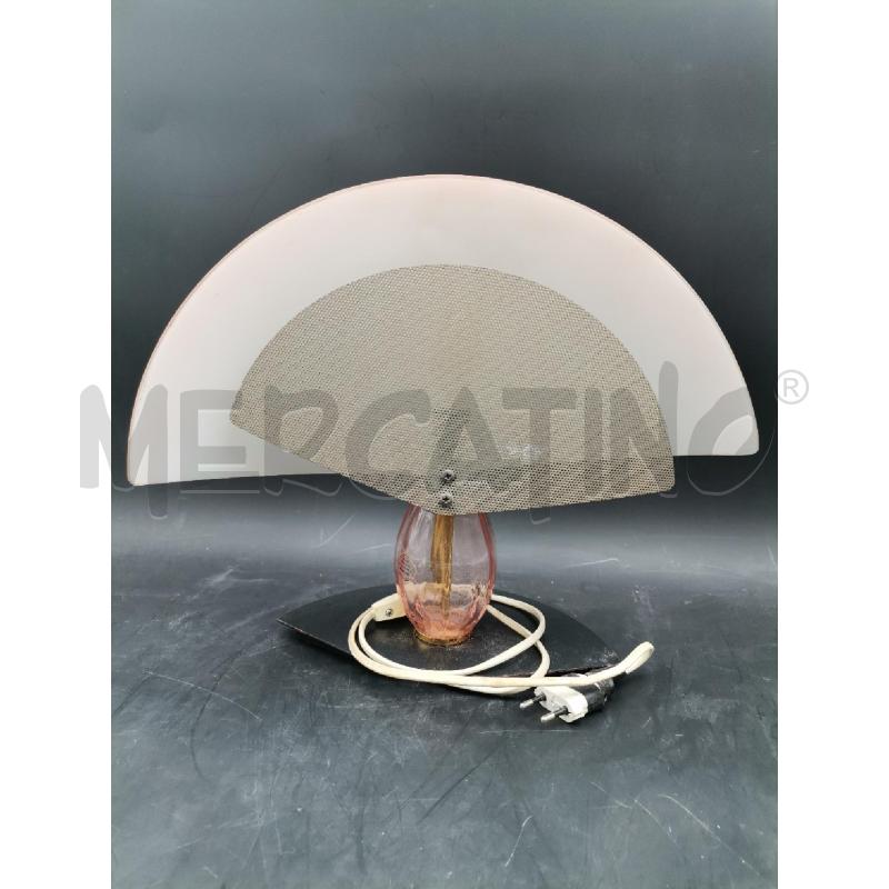 LAMPADA ABATJOUR MEZZALUNA MURANO SATINATA | Mercatino dell'Usato Roma torrevecchia 2