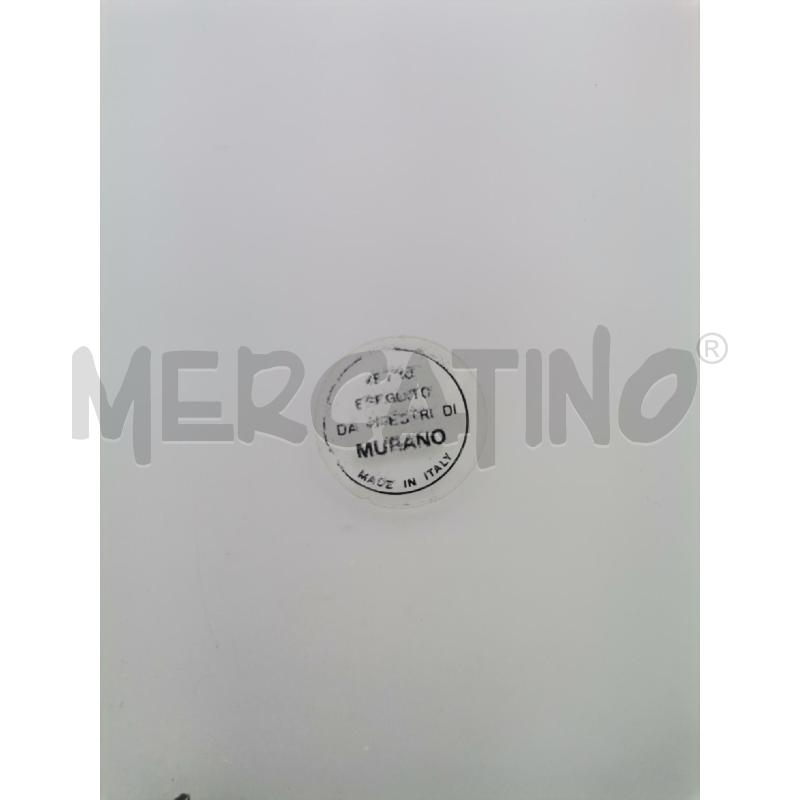 LAMPADA ABATJOUR MEZZALUNA MURANO SATINATA | Mercatino dell'Usato Roma torrevecchia 4