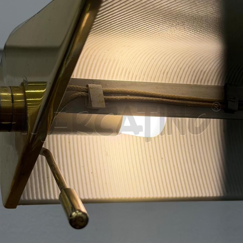 LAMPADA DESIGN PIETRO CHIESA OTTONE E CRISTALLO | Mercatino dell'Usato Roma torrevecchia 3