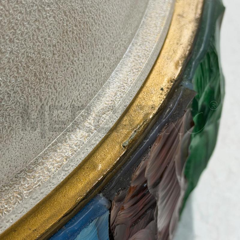 LAMPADA PLAFONIERA CUPOLA VETRI COLORATI | Mercatino dell'Usato Roma torrevecchia 4