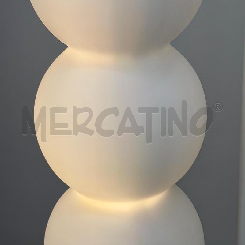 LAMPADA TRE SFERE OPALINA BASI MET | Mercatino dell'Usato Roma torrevecchia 3