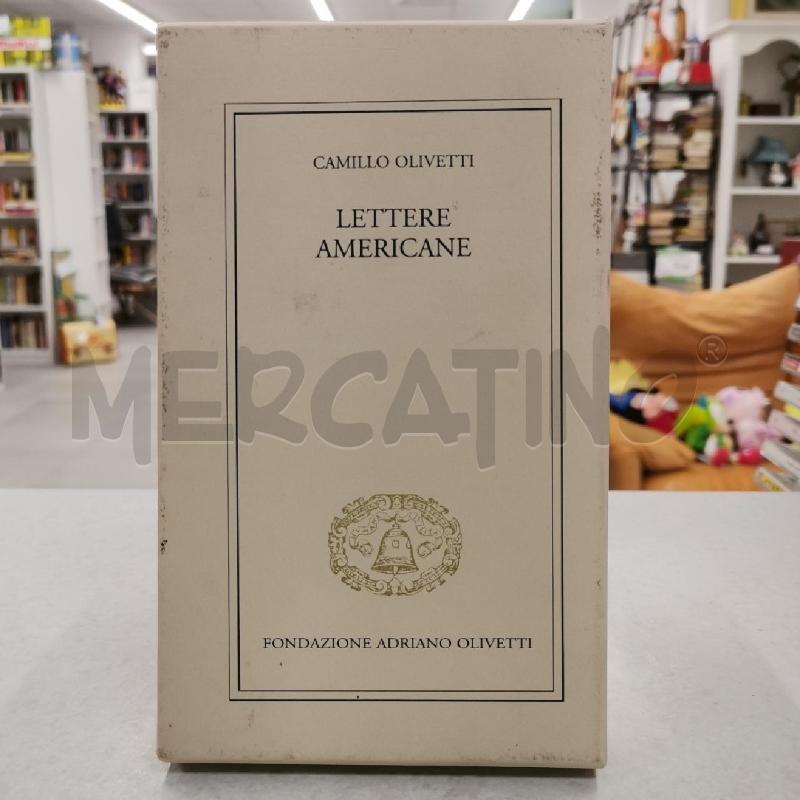 LETTERE AMERICANE CAMILLO OLIVETTI | Mercatino dell'Usato Roma torrevecchia 2