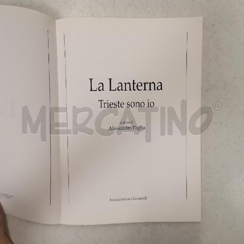 LIBRO ARTE LA LANTERNA TRIESTE SONO IO | Mercatino dell'Usato Roma torrevecchia 5