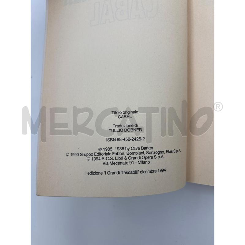 LIBRO CABAL | Mercatino dell'Usato Roma torrevecchia 4
