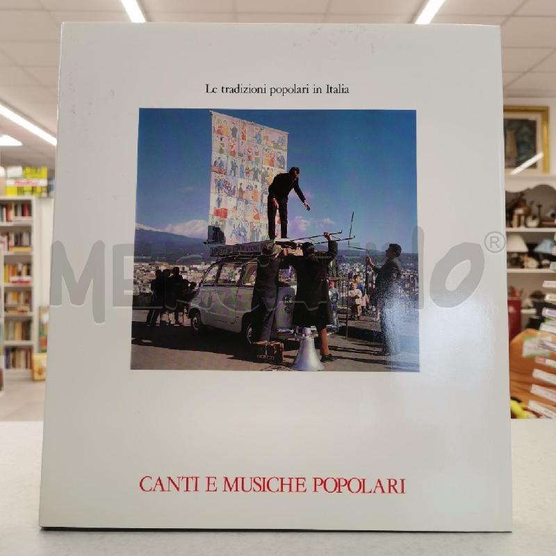 LIBRO CANTI E MUSICHE POPOLARI | Mercatino dell'Usato Roma torrevecchia 1