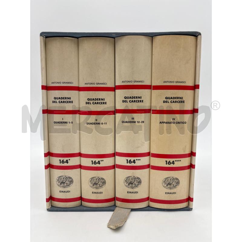 LIBRO COFANETTO QUADERNI DEL CARCERE | Mercatino dell'Usato Roma torrevecchia 1