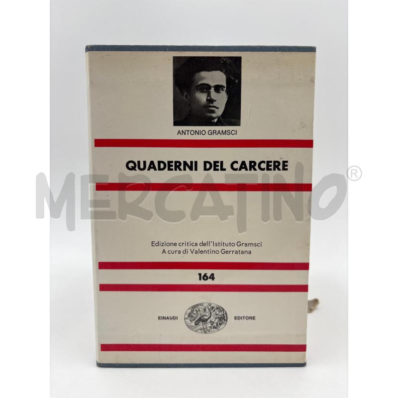 LIBRO COFANETTO QUADERNI DEL CARCERE | Mercatino dell'Usato Roma torrevecchia 2