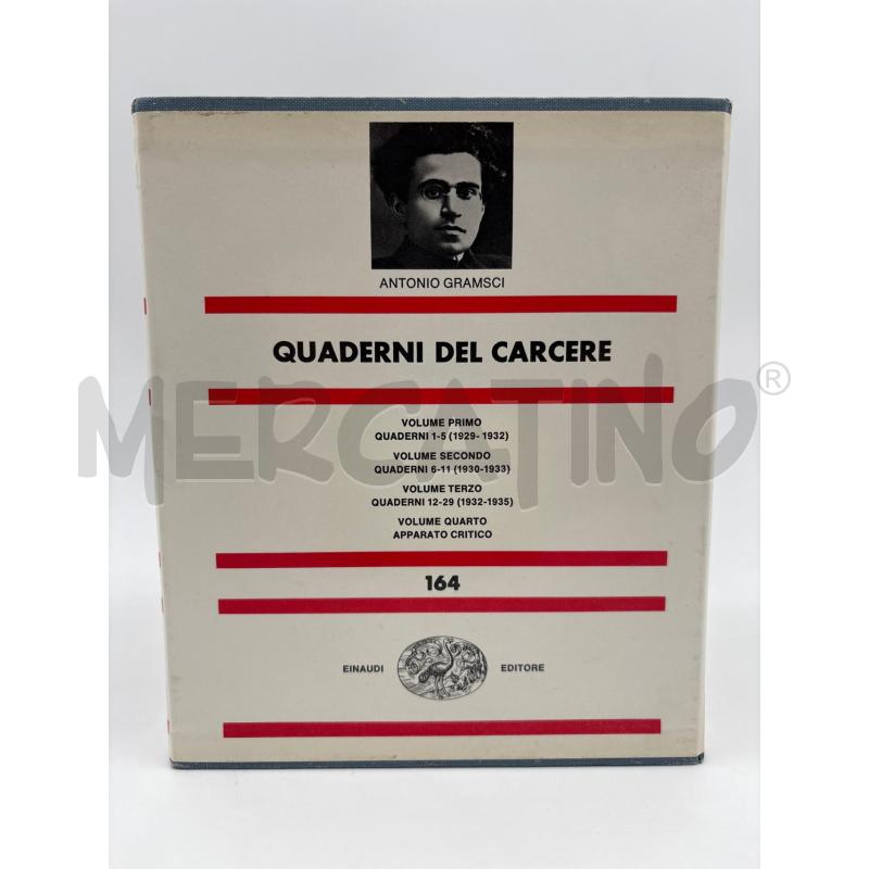 LIBRO COFANETTO QUADERNI DEL CARCERE | Mercatino dell'Usato Roma torrevecchia 3