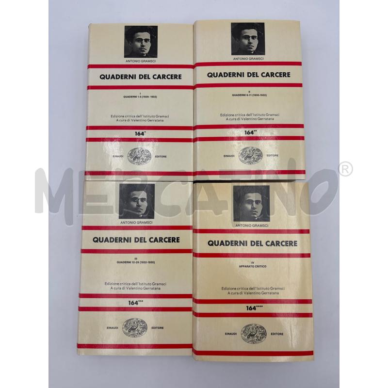 LIBRO COFANETTO QUADERNI DEL CARCERE | Mercatino dell'Usato Roma torrevecchia 4