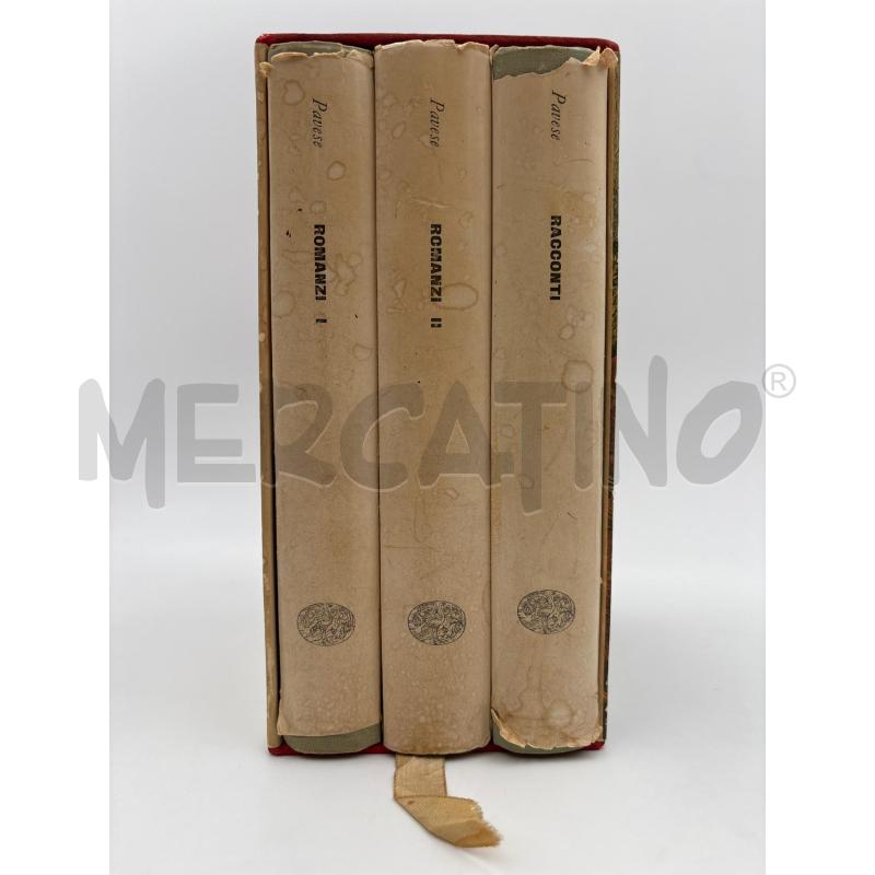 LIBRO COFANETTO ROMANZI E RACCONTI DI PAVESE | Mercatino dell'Usato Roma torrevecchia 1