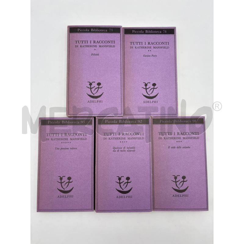 LIBRO COFANETTO TUTTI I RACCONTI KATHERINE MANSFIELD | Mercatino dell'Usato Roma torrevecchia 3