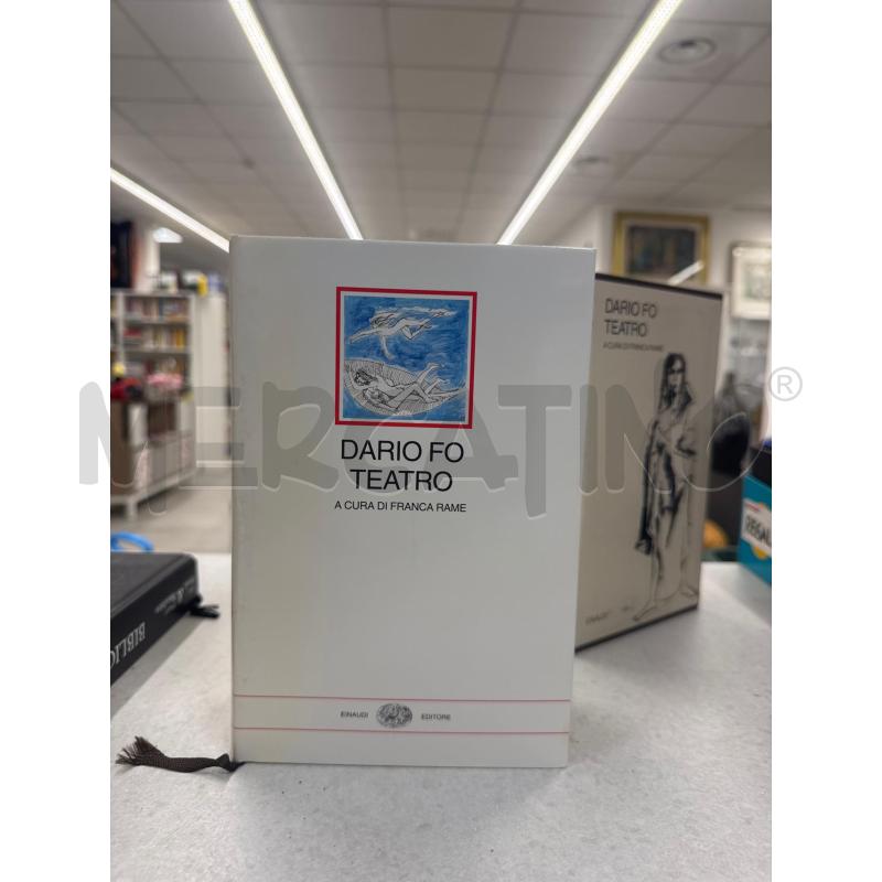 LIBRO DARIO FO TEATRO EINAUDI | Mercatino dell'Usato Roma torrevecchia 3