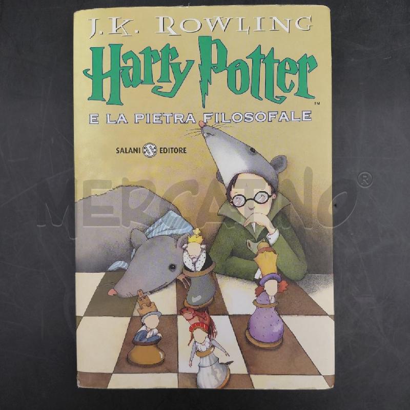 LIBRO HARRY POTTER E LA PIETRA FILOSOFALE SALANI EDITORE | Mercatino dell'Usato Roma torrevecchia 1